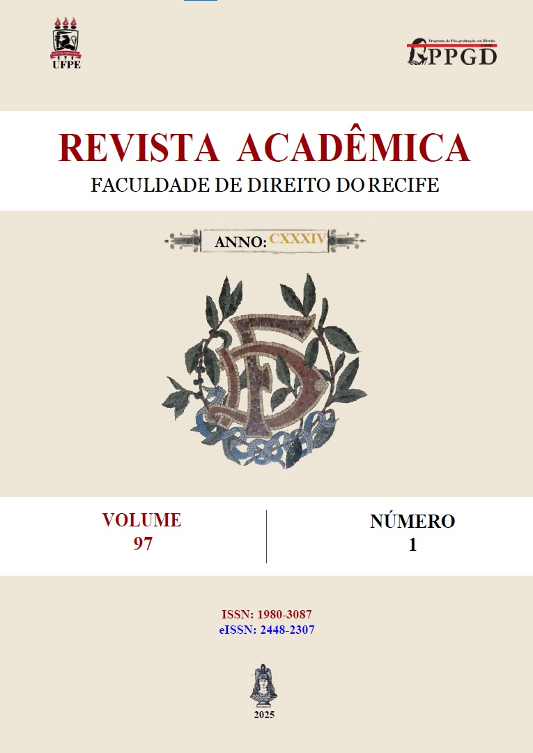					Visualizar v. 97 n. 1 (2025): Revista Acadêmica da Faculdade de Direito do Recife
				