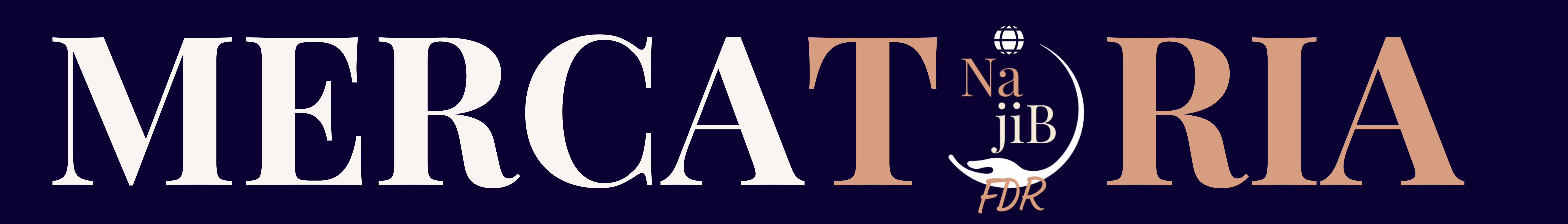 Logo da revista com o nome da revista (MERCATORIA)