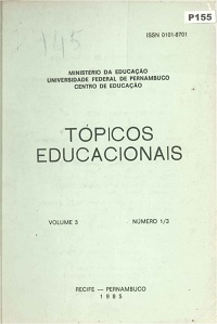					Afficher Vol. 3 No 1-3 (1985): Revista Tópicos Educacionais
				