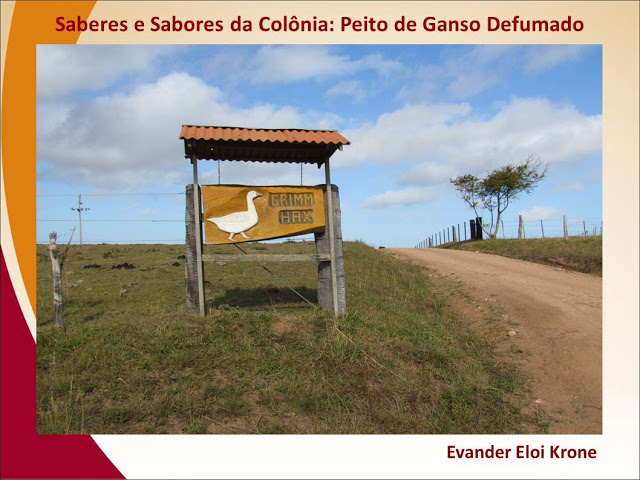 Saberes e Sabores da Colônia:  Peito de Ganso Defumado