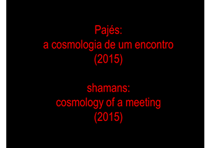 Pajés: a cosmologia de um encontro