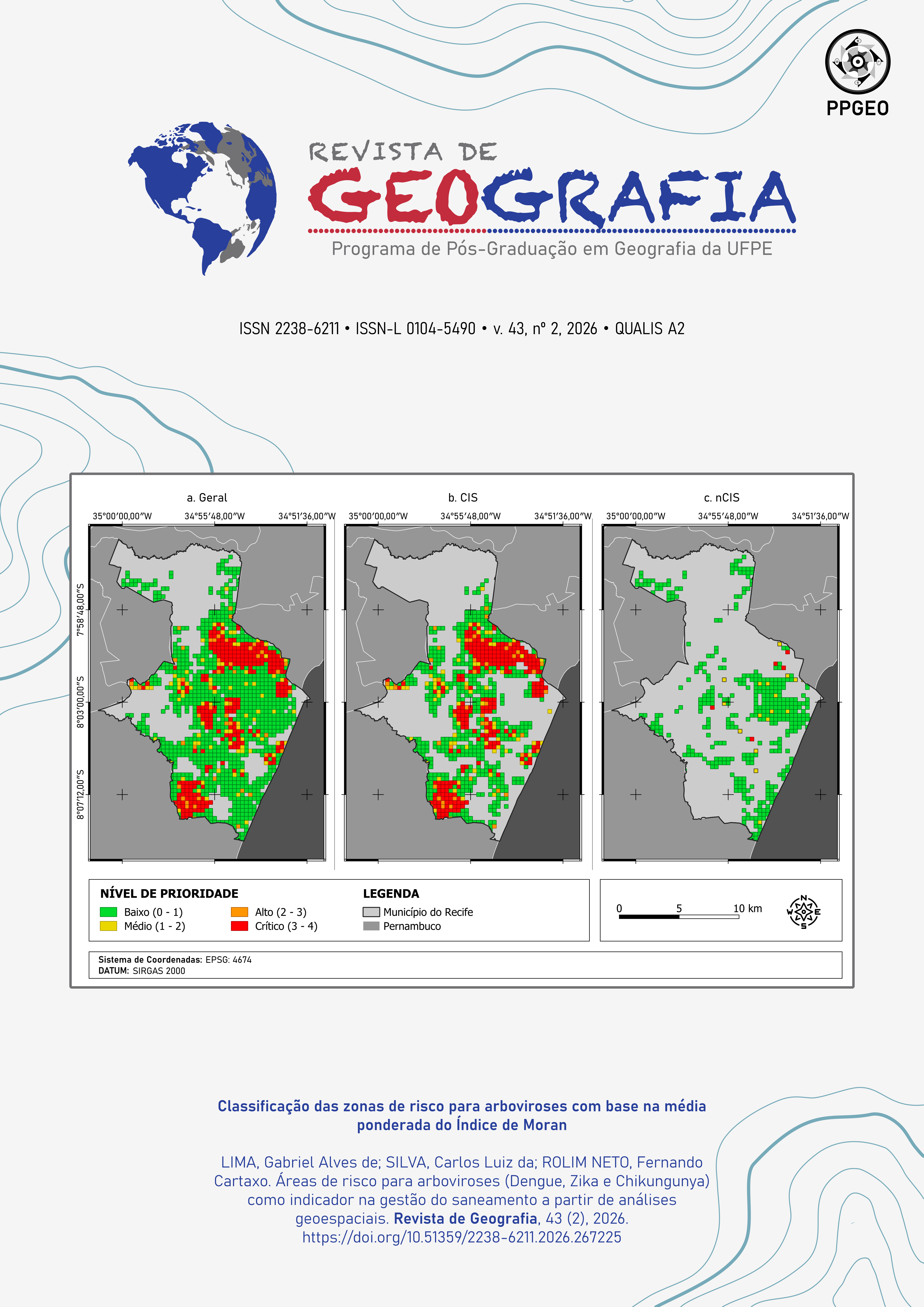 					Visualizar v. 43 n. 2 (2026): Revista de Geografia (Recife)
				
